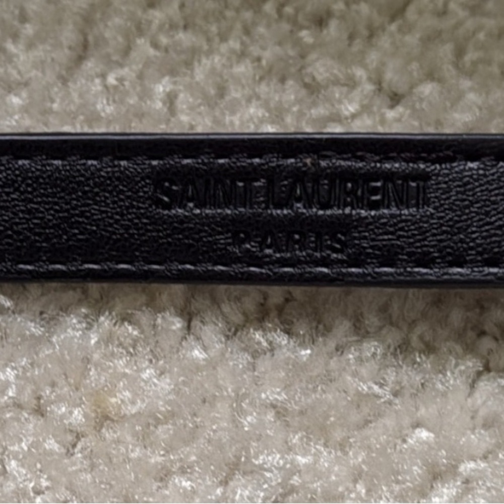 Black Chevron Leather Crossbody - Picture 4 of 8